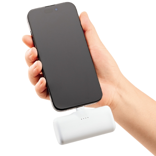 シンプルダイレクトモバイルチャージャー4000：ホワイトの商品画像8枚目