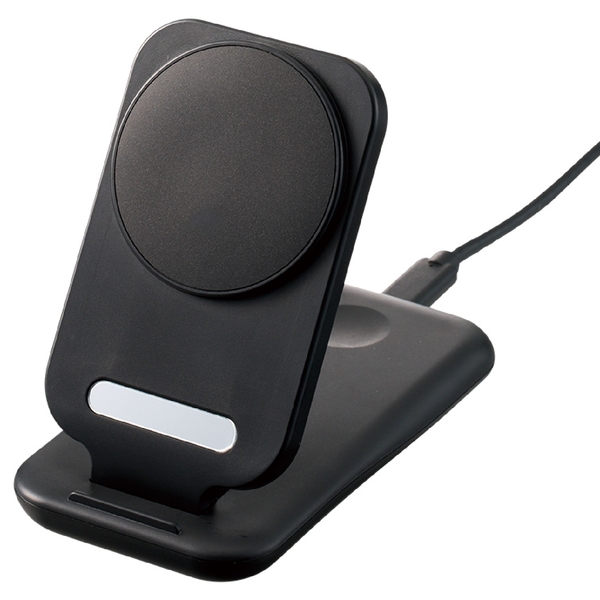 3in1スタンドワイヤレス充電器：ブラックの商品画像7枚目