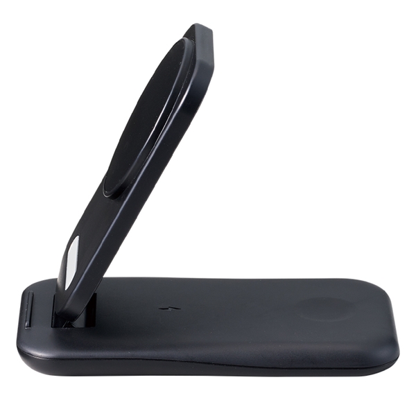 3in1スタンドワイヤレス充電器：ブラックの商品画像8枚目