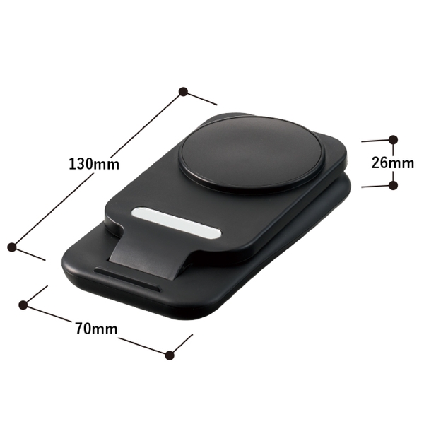 3in1スタンドワイヤレス充電器：ブラックの商品画像12枚目