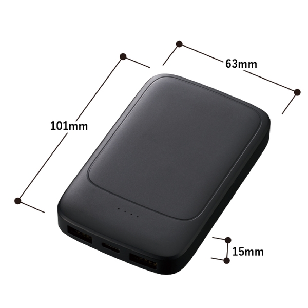 モバイルチャージャー5000（準固体使用）：ブラックの商品画像7枚目