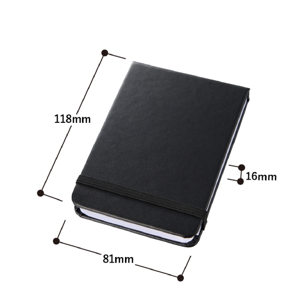 合皮カバー付箋セット(M)：ホワイトの商品画像9枚目