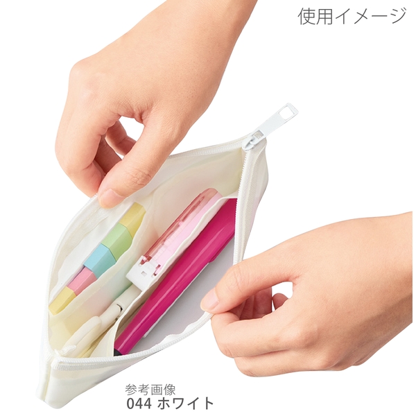 らくらく仕分けペンケース：グレーの商品画像5枚目