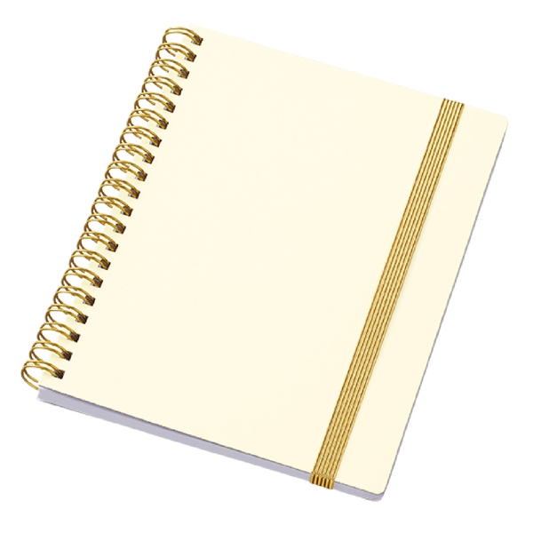 ゴールドリングハンディノート：オフホワイトの商品画像7枚目