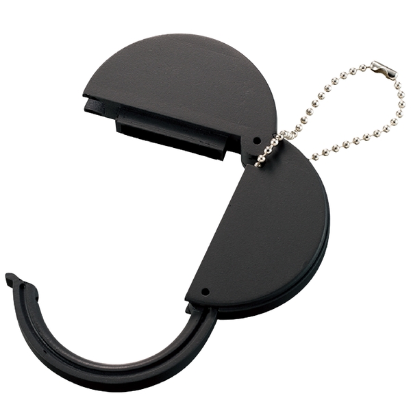 チャームラウンドバッグハンガー：ブラックの商品画像7枚目