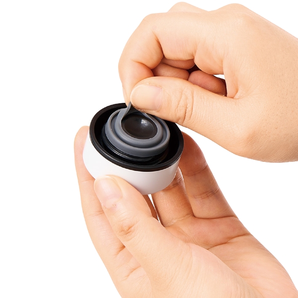 ポケットサーモボトル130ml　ver.2：ホワイトの商品画像5枚目