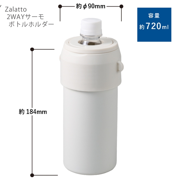 Zalatto2WAYサーモボトルホルダー：ネイビーの商品画像10枚目