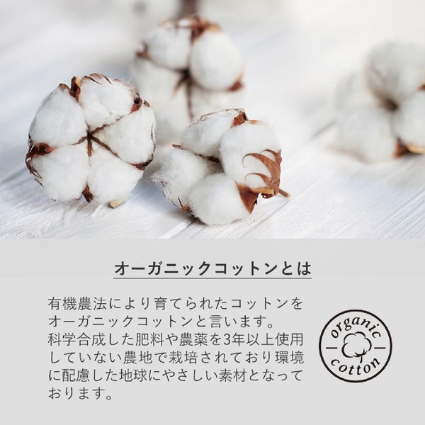オーガニックコットン　ハンドタオル：ホワイトの商品画像8枚目