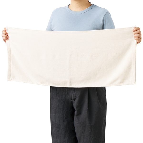 オーガニックコットン　フェイスタオル：ホワイトの商品画像9枚目