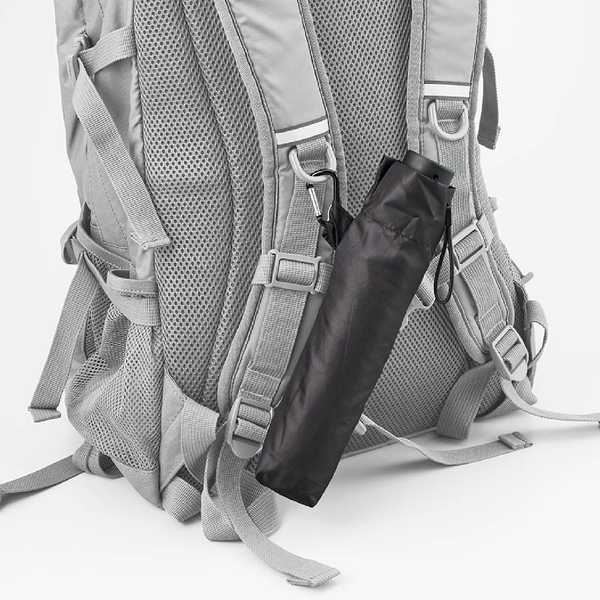 大判軽量UV折りたたみ傘：ブラックの商品画像10枚目