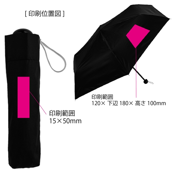 晴雨兼用　遮光遮熱ベーシック折りたたみ傘の商品画像3枚目