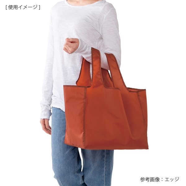 eTONE　ポーチ付きマチ広バッグ(グレー)の商品画像4枚目