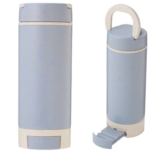 スマホスタンド付きバンブーボトル400ml(ブルー)の商品画像5枚目