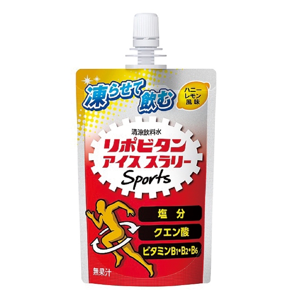 凍らせて飲む　リポビタンアイススラリーSports　ハニーレモン風味120gの商品画像2枚目