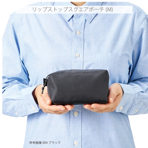 リップストップスクエアポーチ(M)：カーキの商品画像11枚目