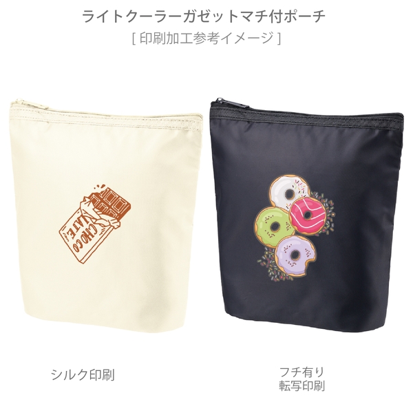 ライトクーラーガゼットマチ付ポーチ：サックスブルーの商品画像2枚目