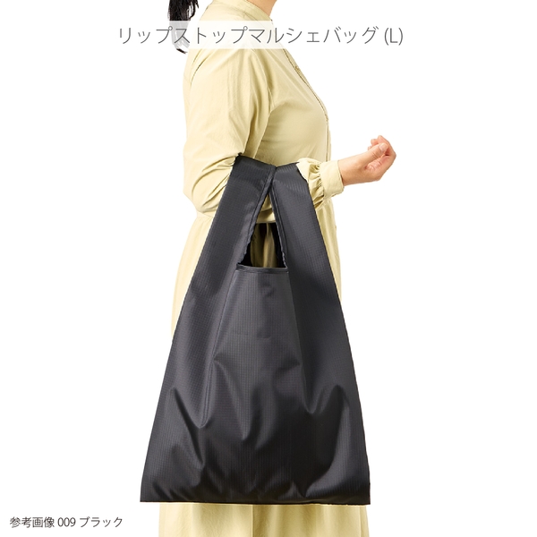 リップストップマルシェバッグ(L)：ネイビーの商品画像12枚目
