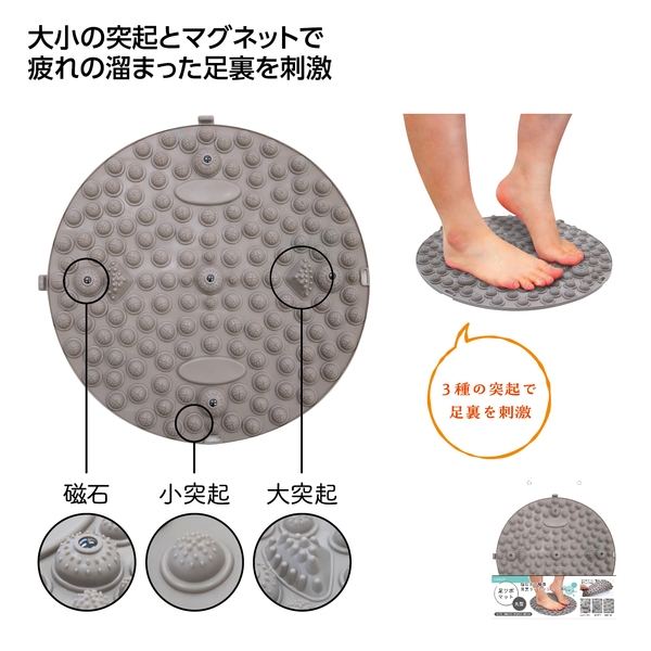足ツボマット　丸型