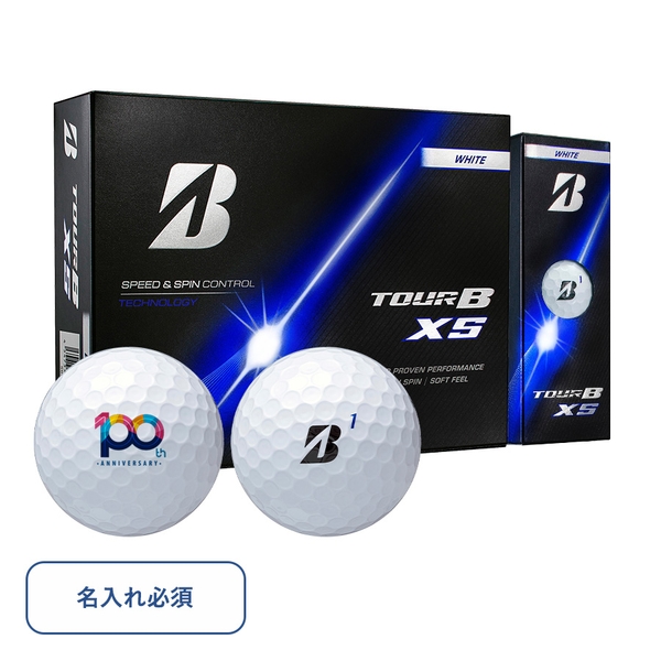 ブリヂストン　ゴルフボール　TOURB　XS(3pcs)：ホワイト