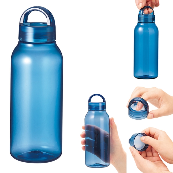 Handit　クリアボトル500ml：ブルー