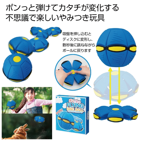 【SALE】ポンっと弾ける　フライングディスクボール
