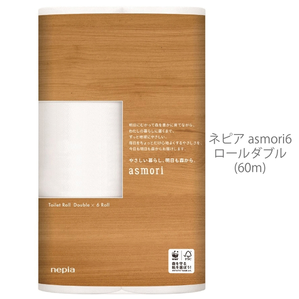 ネピア　asmori6ロールダブル(60m) 【販促専用非売品】